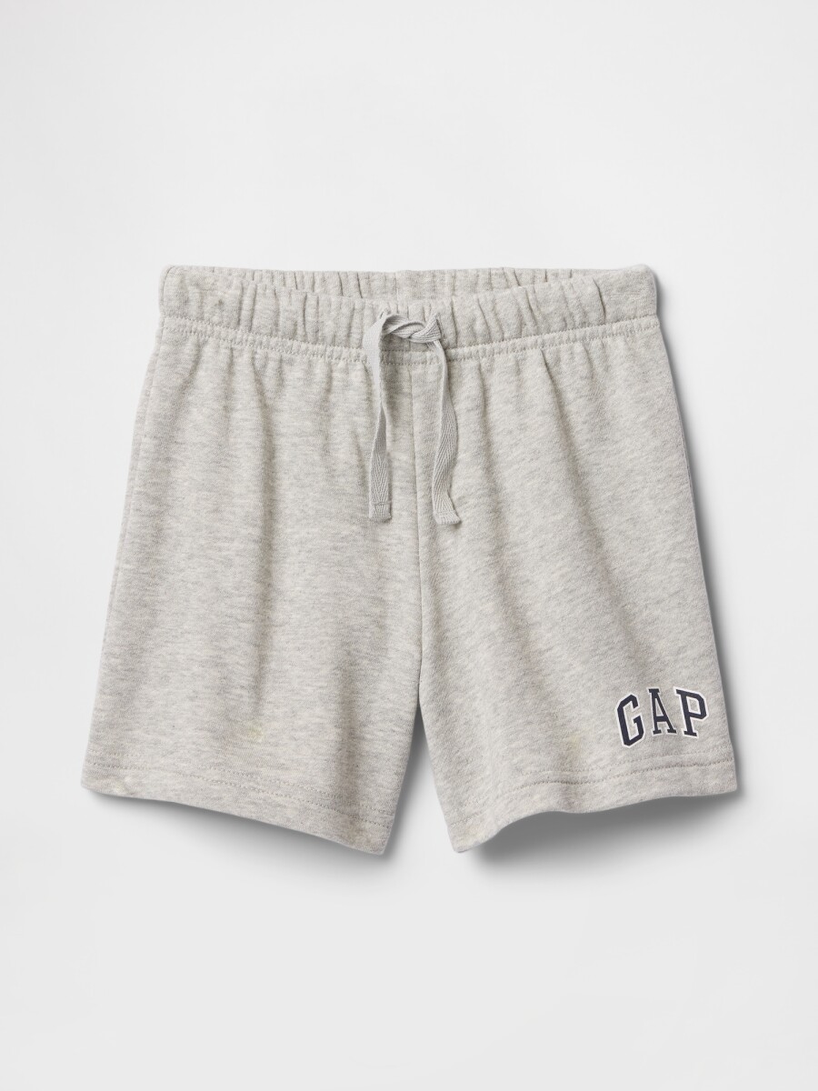 Short Sin Felpa Logo Gap Toddler Niño - Light Heather Grey B08 