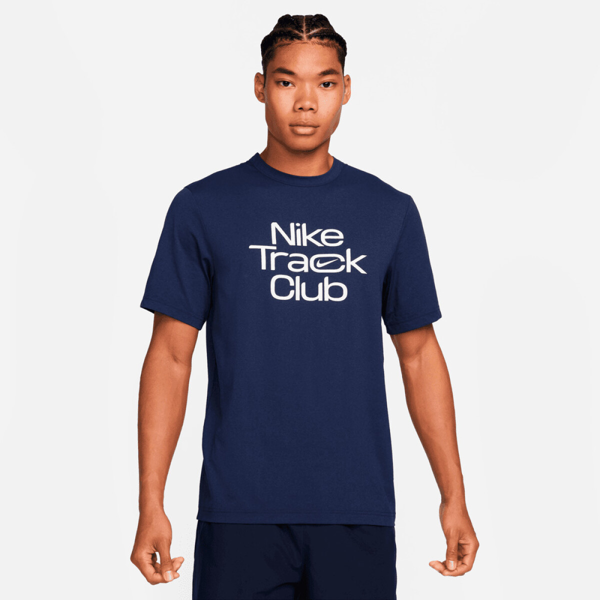 Remera Nike Track Club de Hombre - Azul 