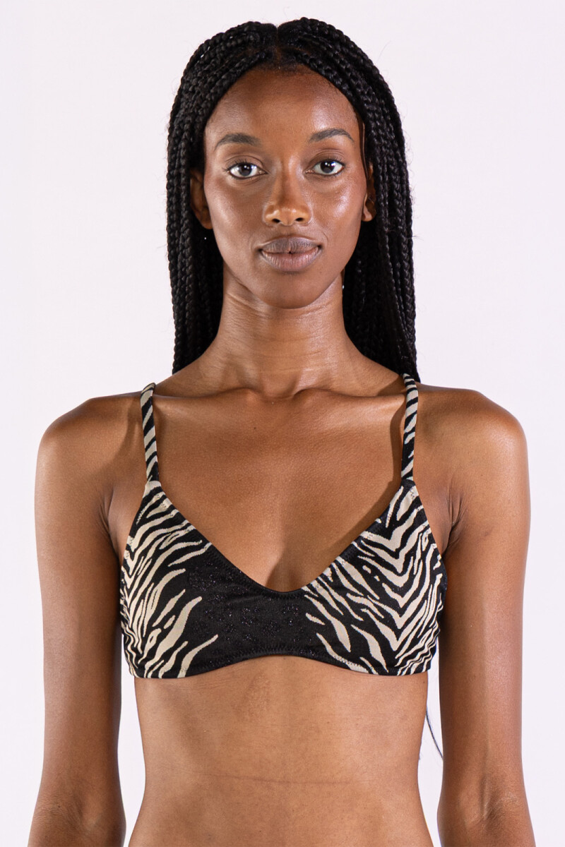 NEW MILA TOP Feline Black