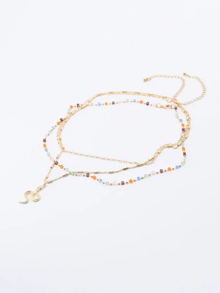 COLLAR SERPIENTE DORADO