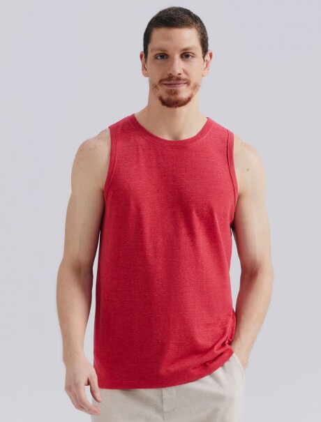 MUSCULOSA BÁSICA ROJO