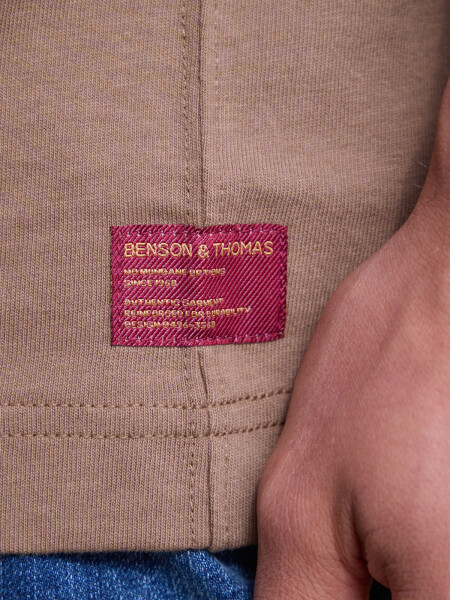 T-SHIRT OCTANS CAMEL