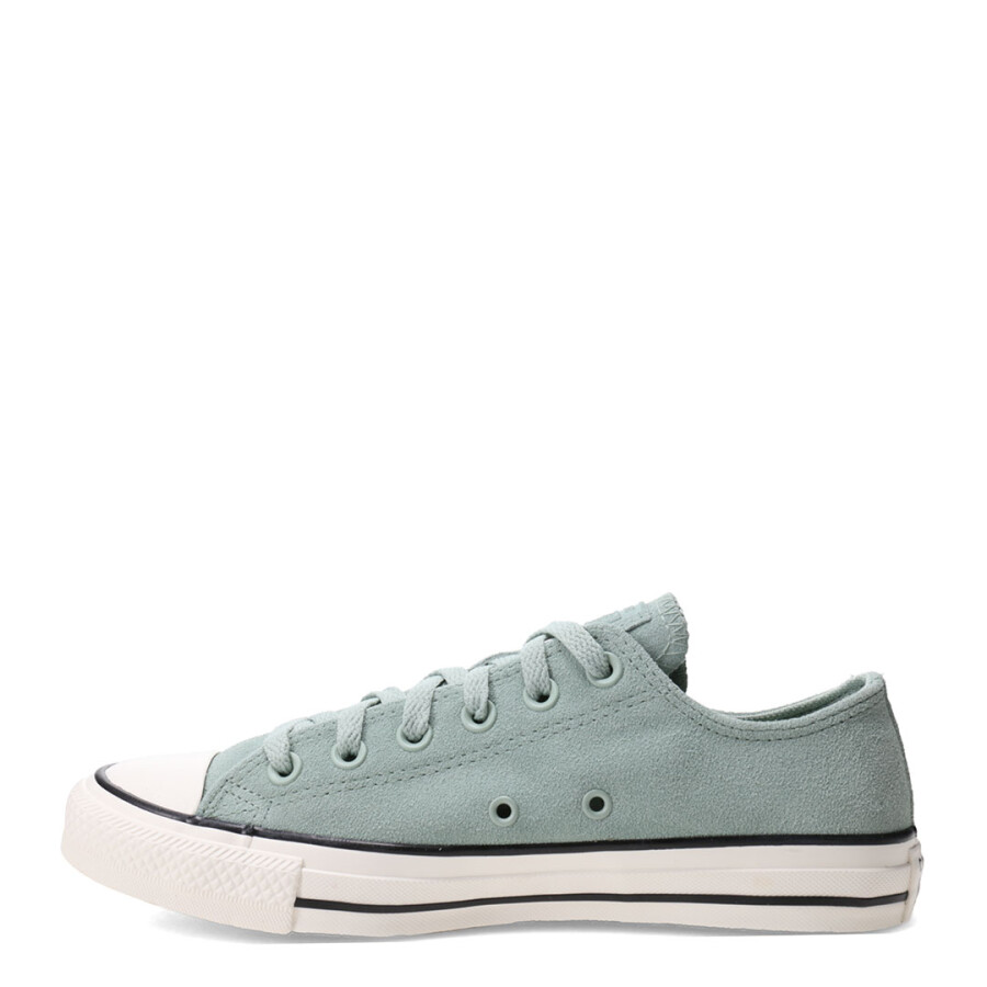 Championes de Mujer Converse Ctas Ox Chuck Taylor All Star Verde - Blanco