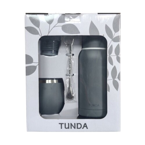 Set Matero Térmico Tunda Gris Gris