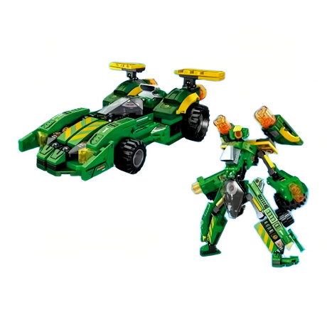 Bloque armable autobot verde