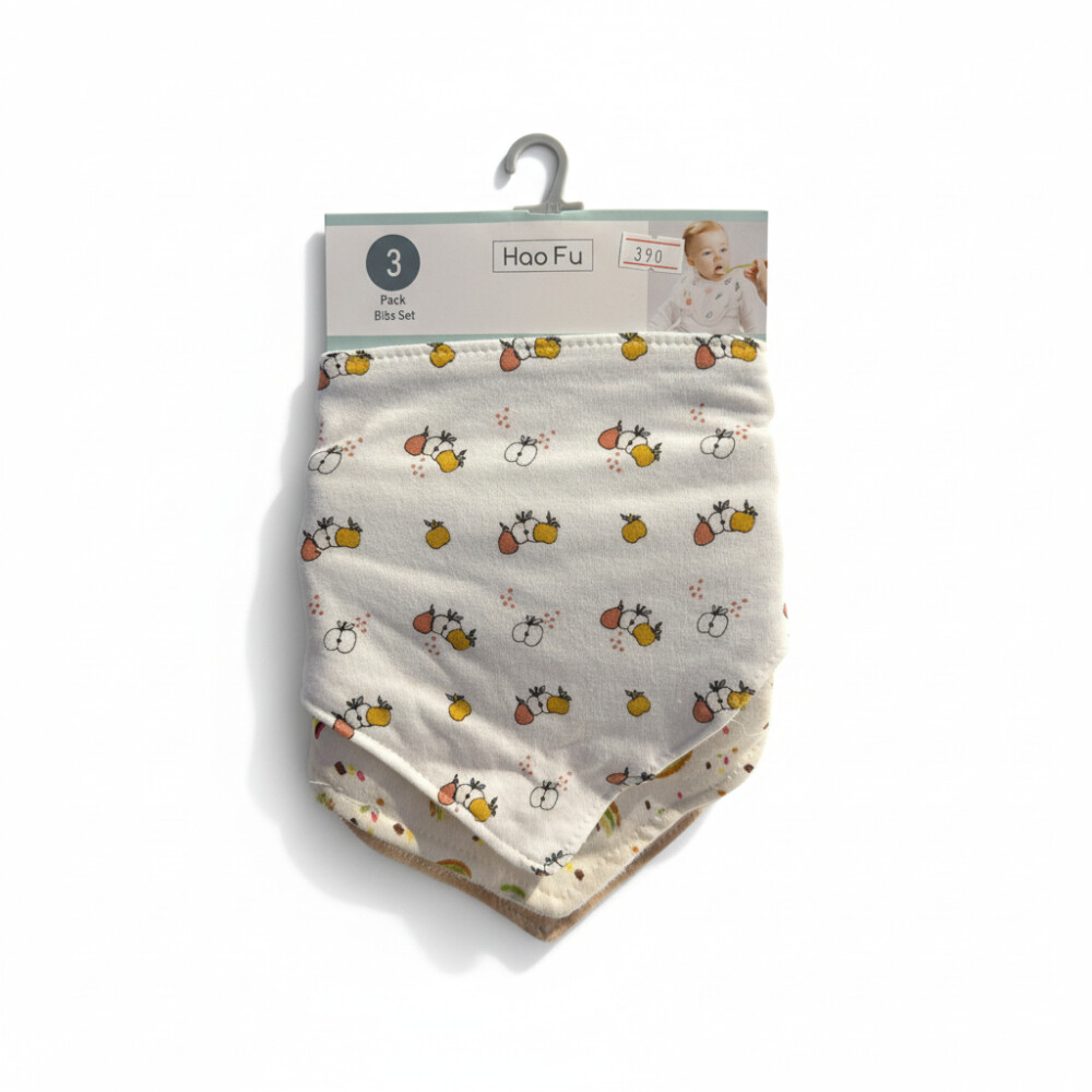 Set x3 baberos bandana GROW cerezas