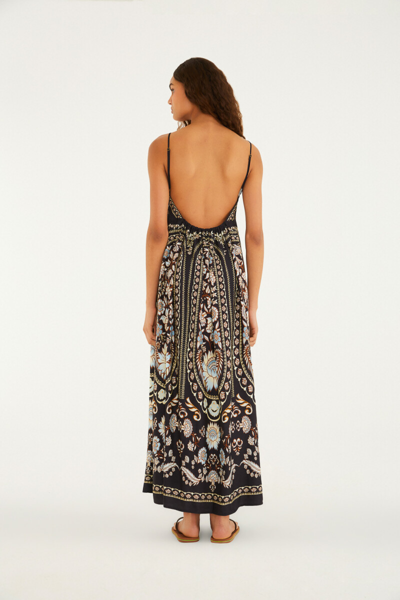 VESTIDO LARGO Negro