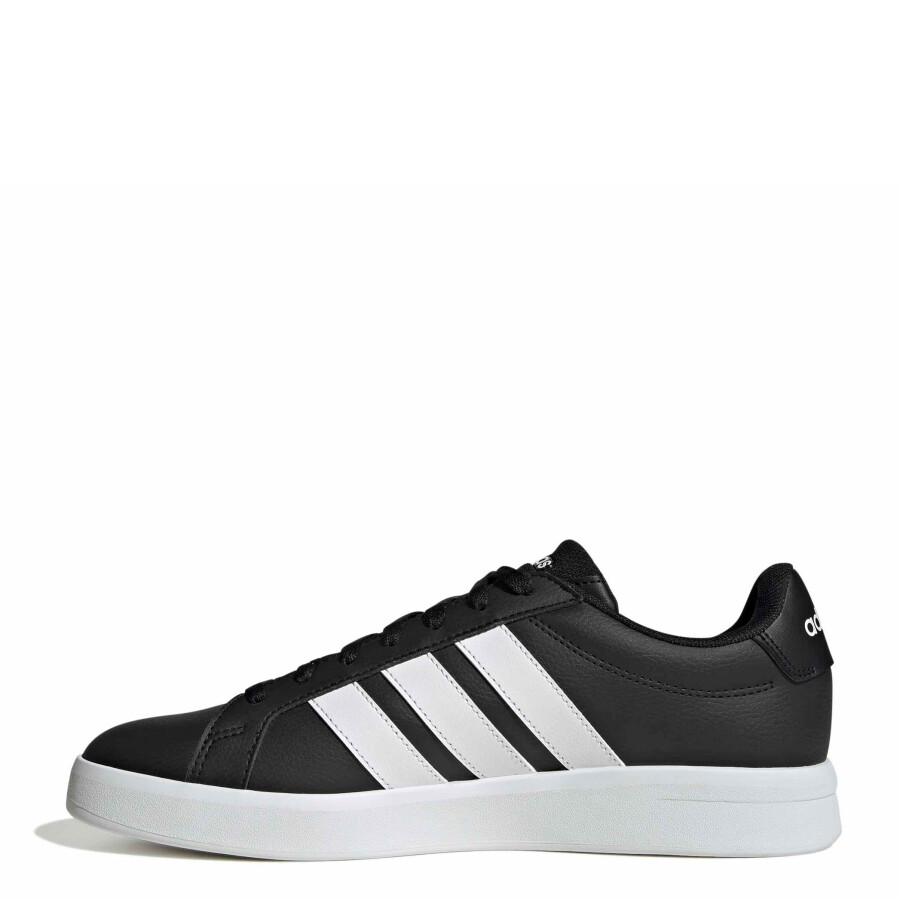 Championes de Hombre Adidas Grand Court Base 3.0 Negro - Blanco