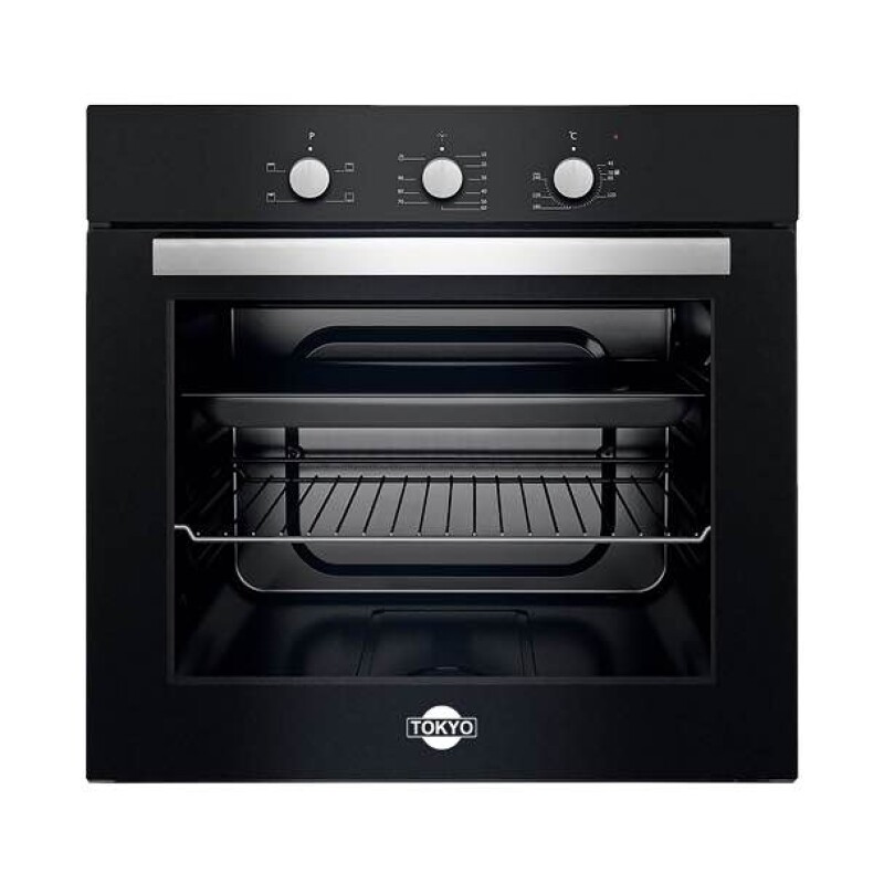 Horno Eléc Empotrado Tokyo Zara 60L Black con Convector Horno Eléc Empotrado Tokyo Zara 60L Black con Convector