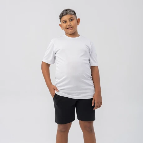 Short Menpi Alta Calidad Moda Niño Deportivo Negro S/C