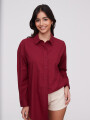 Camisa Delano Bordeaux