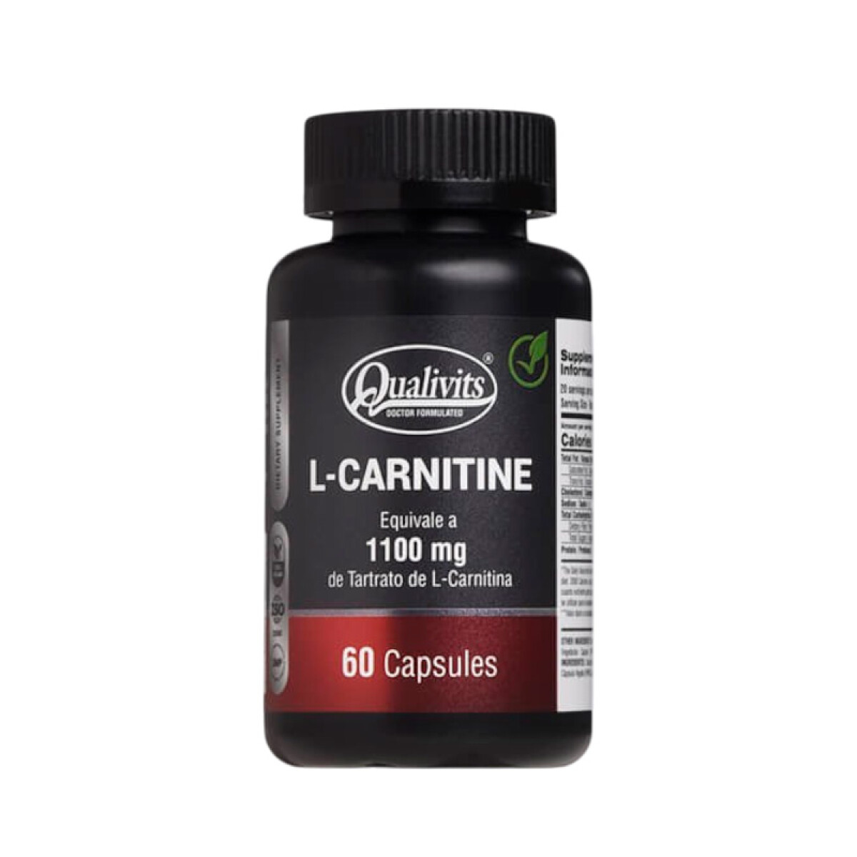 L-CARNITINE 1100 mg X 60 CAPS Qualivits 