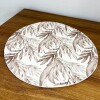 Individual Impermeable Circular Estampa Monstera