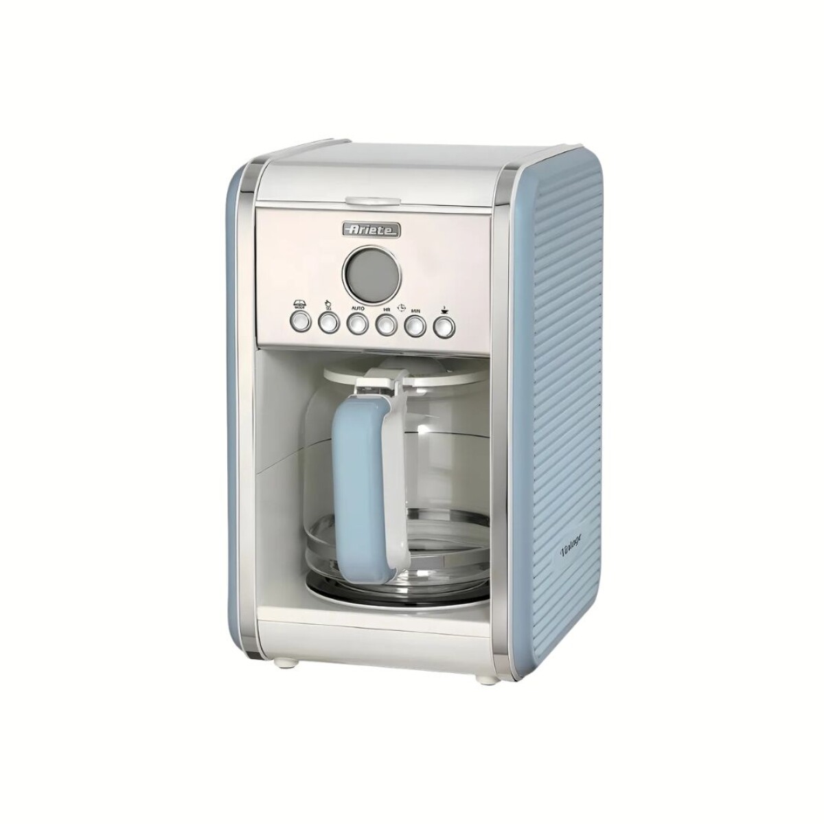 Cafetera Vintage - Café Americano con Estilo Retro - Ariete - Celeste 