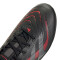 Championes de Fútbol 5 Hombre Adidas Predator League Turf Negro - Gris - Rojo