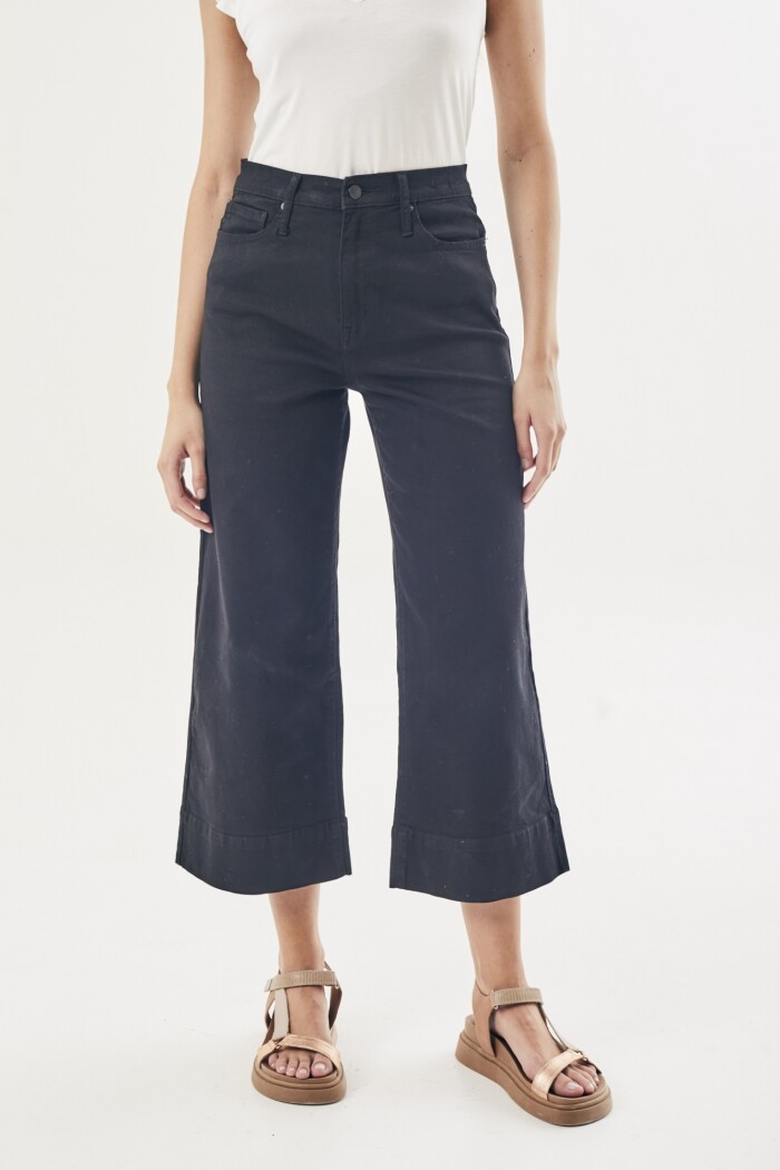 Jean Wide Leg Negro Negro