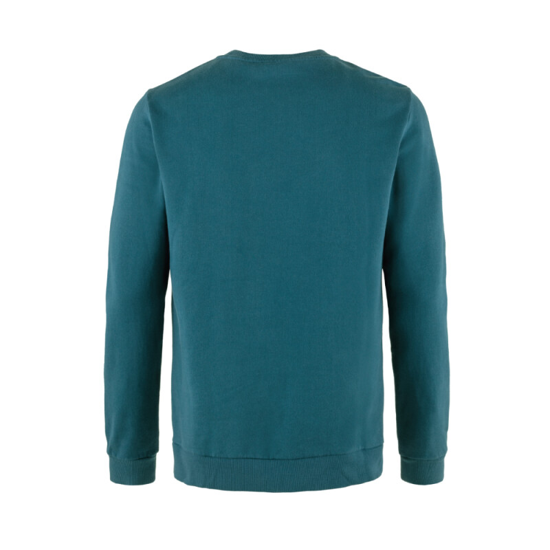 Polerón Fjallraven Logo Sweater Hombre Deep Sea