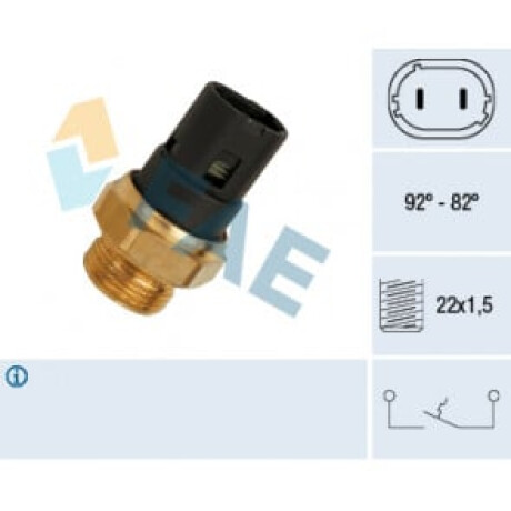 BULBO INTERRUPTOR RENAULT ELECTRO CLIO EXPRESS MEGANE 92-82 GRADOS - BULBO INTERRUPTOR RENAULT ELECTRO CLIO EXPRESS MEGANE 92-82 GRADOS -