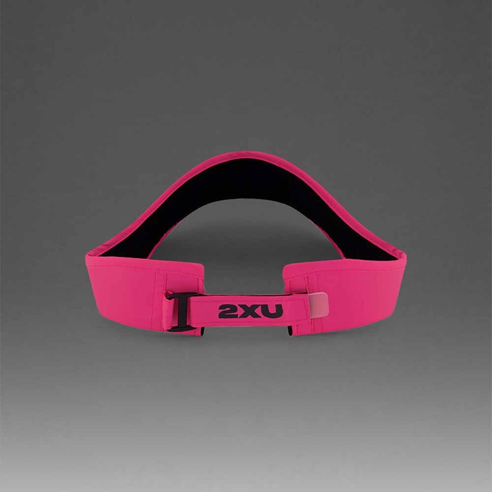 Gorra Running Run Visor Unisex Fuchsia/black