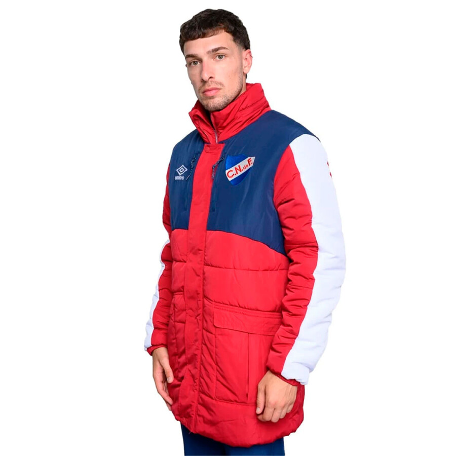 Parka de Hombre Umbro Heritage Nacional Bordo - Blanco - Azul Marino