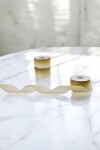 Cinta organza degrade - 23 mts AMARILLO