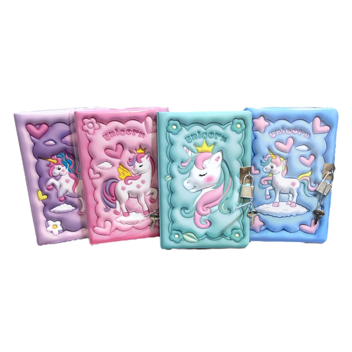 Cuadernito con Candado - Unicornio 