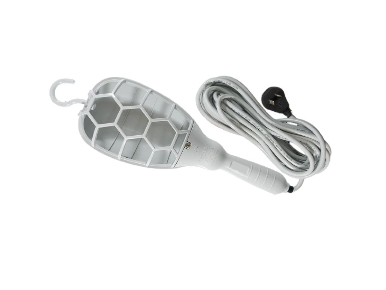 LAMPARA PORTATIL X 5 MTS. CON INTERRUPTOR COLOR GRIS 