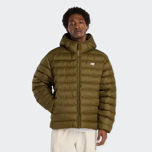 Campera New Balance Essentials Puffer Verde