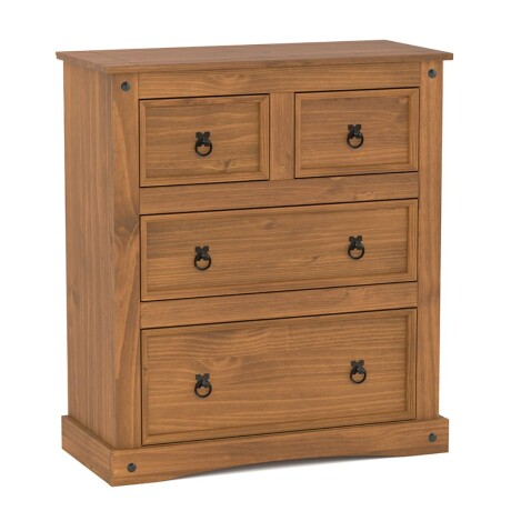 Promo Comoda 4 Cajones + 2 Mesas De Luz Linea Naturale - Roble Promo Comoda 4 Cajones + 2 Mesas De Luz Linea Naturale - Roble