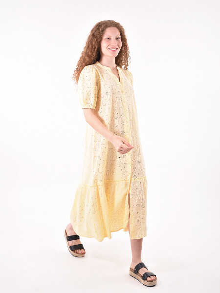 VESTIDO CATALINA AMAR. PASTEL