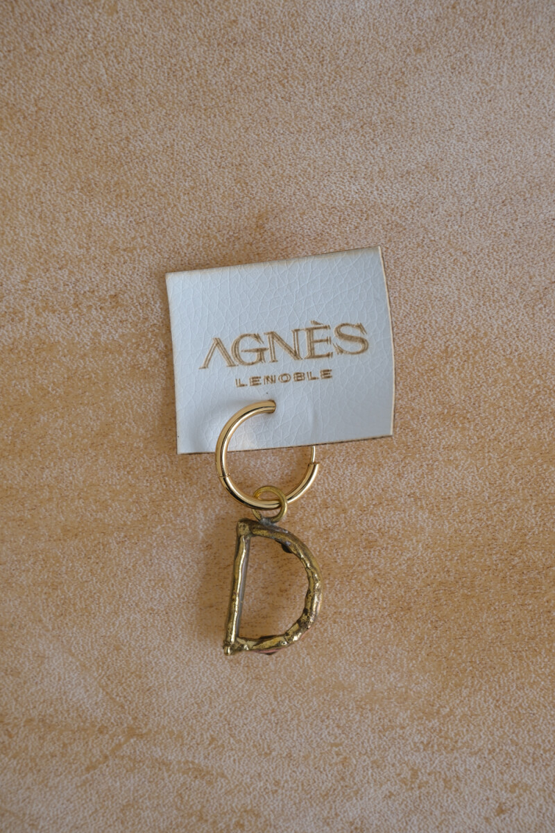 Spelling Earrings Bronce - D