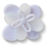 Jibbitz Blooming Light Blue Flower Multicolor