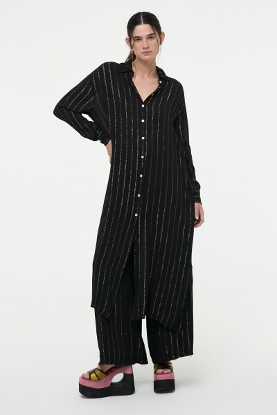 CAMISA LARGA Negro