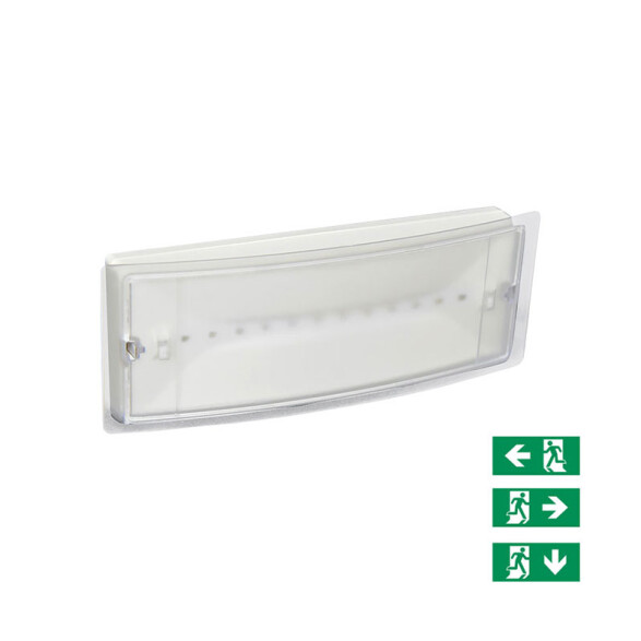 Luminaria plana de emergencia 100Lm 3 horas Homologada OL0000
