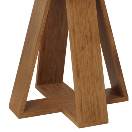 Mesa de Comedor Redonda Linea Celeste Milan Blanca