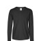Camiseta a la base dry fit manga larga dama Negro