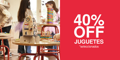 40% JUGUETES