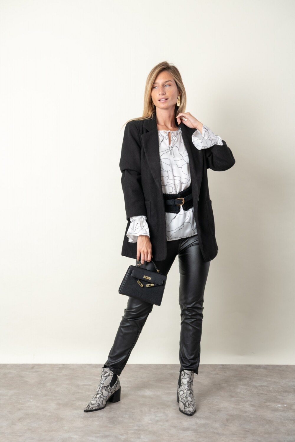 BLAZER CRISOCOLA Negro