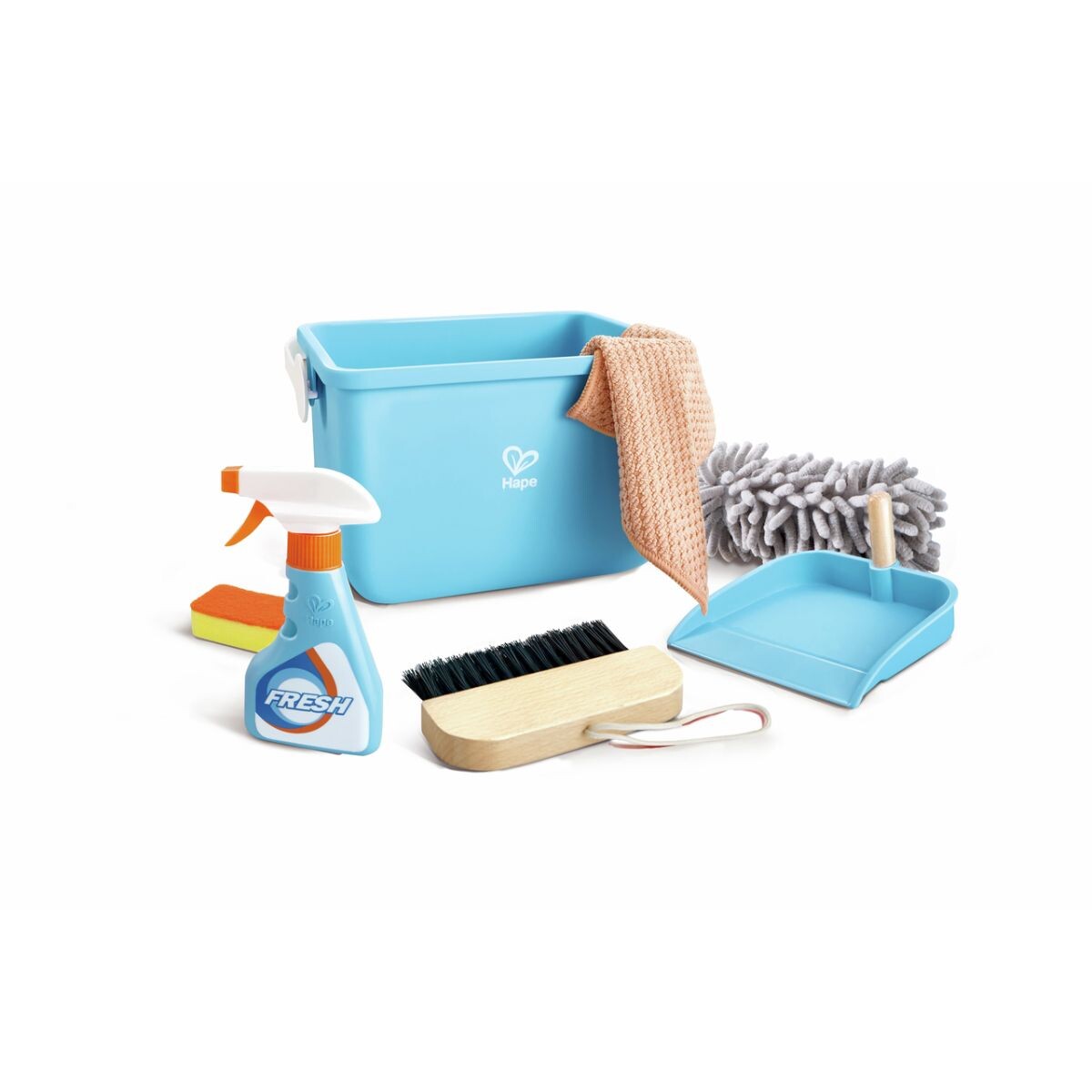 Set x7 piezas de limpieza con balde 