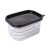 Recipiente Rectangular con Diseños 900 ml LETRAS 01