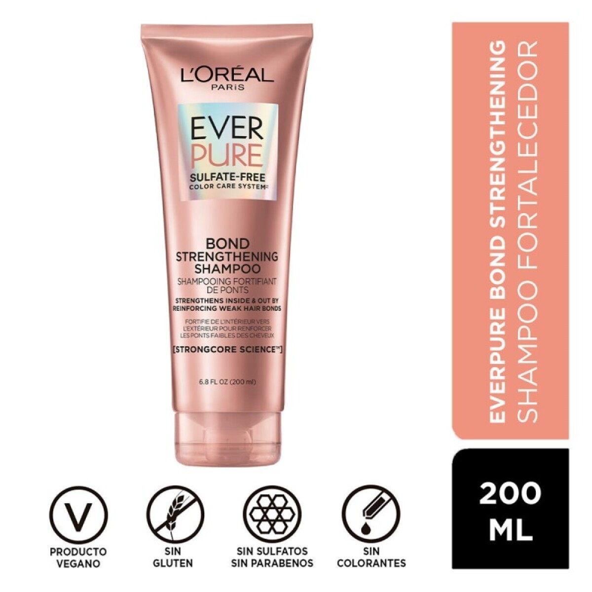 Shampoo L¿Oréal Ever Pure Bonding 200ml Reparador 