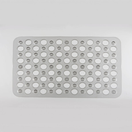 Alfombra Ducha Baño Goma Antideslizante Rectangular 49x32Cm Transparente