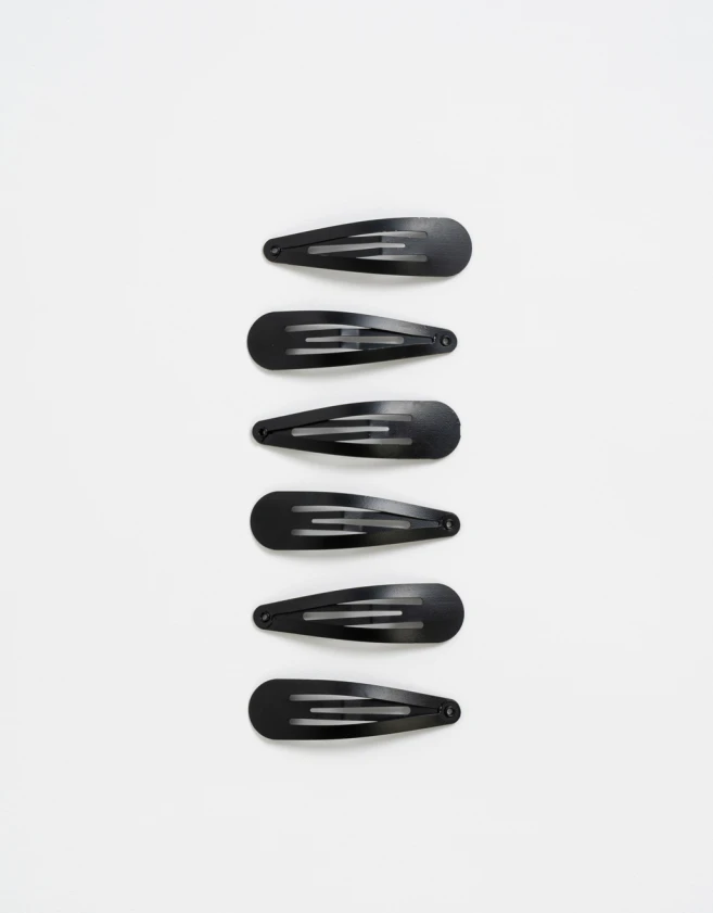 Hebillas Tic Tac Classic Set De Hebillas - Negro