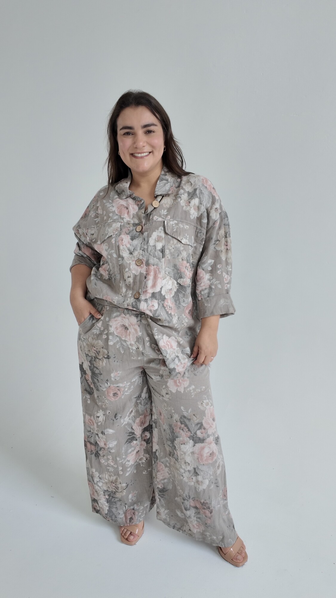 Camisa Málaga Beige