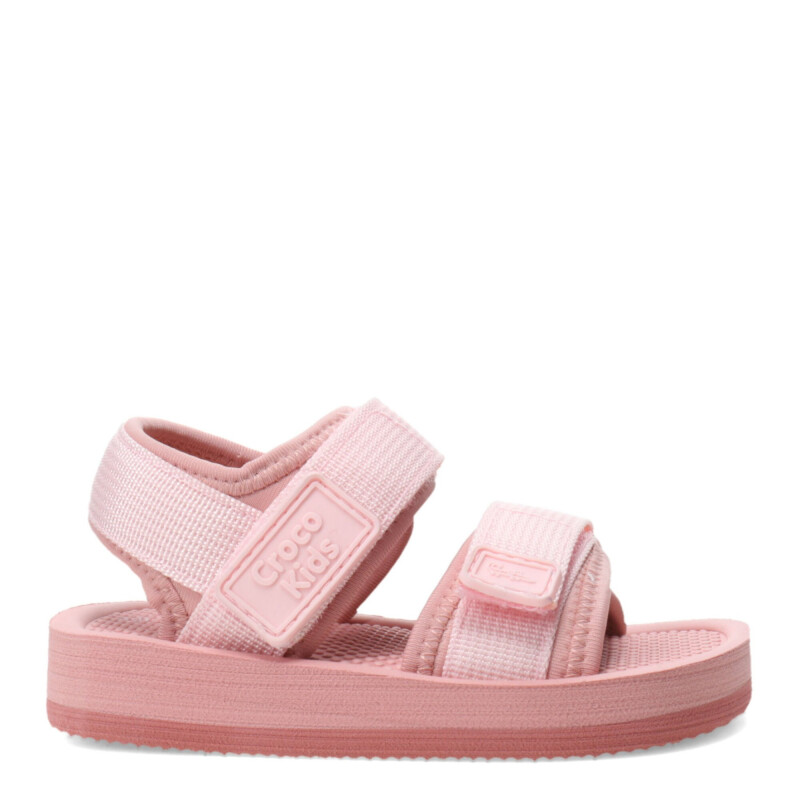 Sandalias de Niño Croco Kids Tiny Con Velcro Rosado