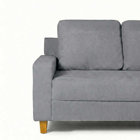 Rinconera Lucci - Tela Microfibra - Chaise derecho Berlin 06 (Grafito)