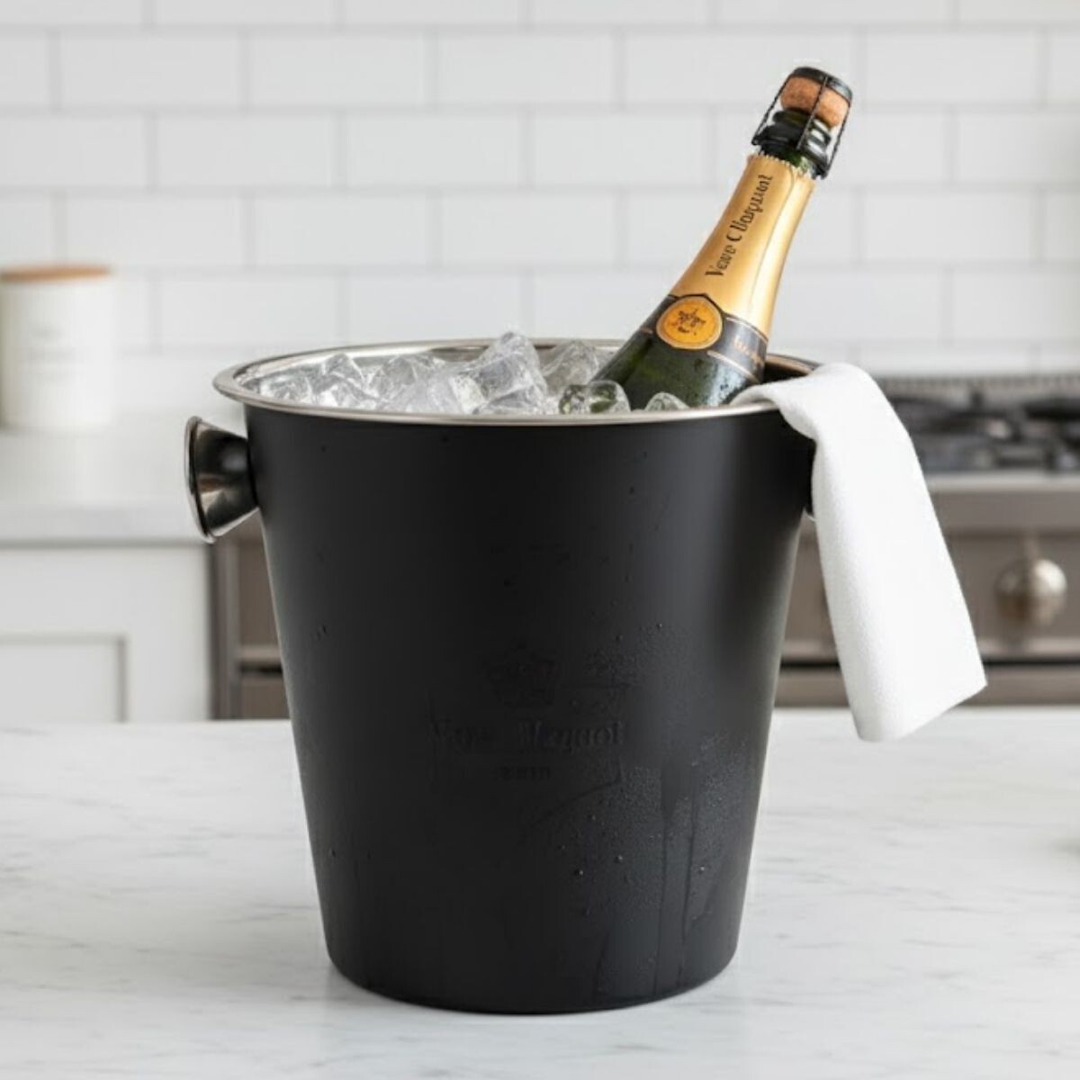 Champagnera 21cm acero inox - NEGRO 