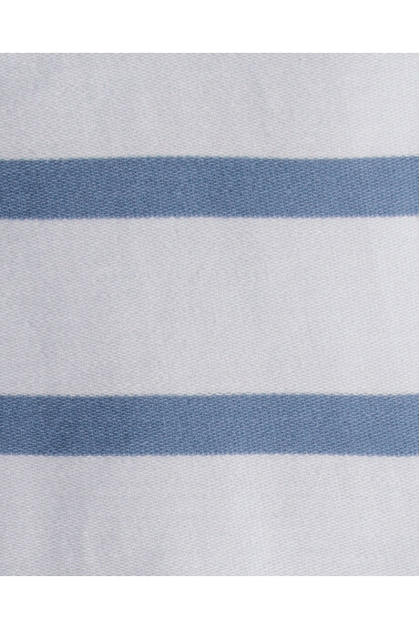 Set dos piezas de algodón, pantalón y buzo a rayas, azul Set dos piezas de algodón, pantalón y buzo a rayas, azul