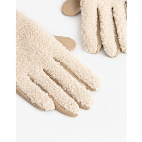 Guantes Combinados Marron Camel