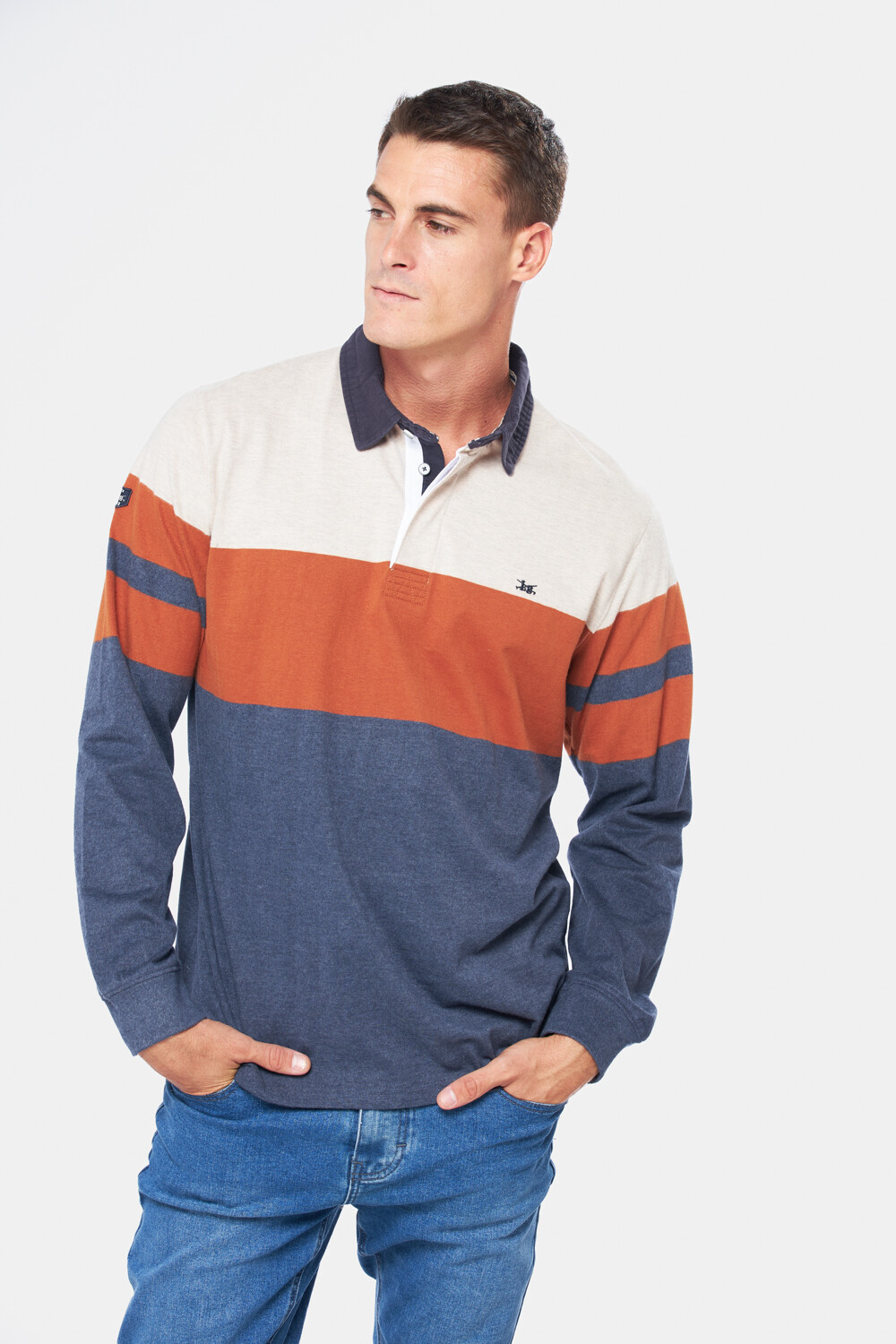 REMERA POLO RAYADA Arena